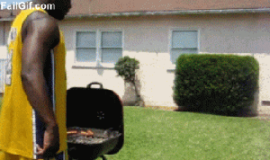Epic BBQ Grill Leap Fail