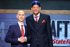 Isaiah Austin with NBA Commissioner