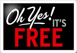 Oh Yes! It's Free sign