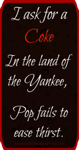 coke versus pop haiku