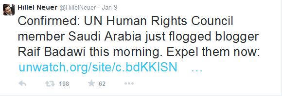 UN Human Rights Council Whips Man