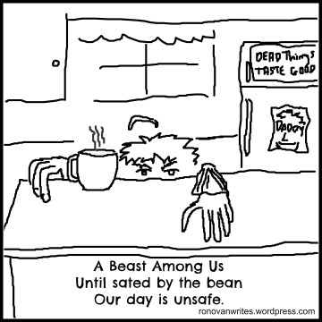 coffee haiku cartoon