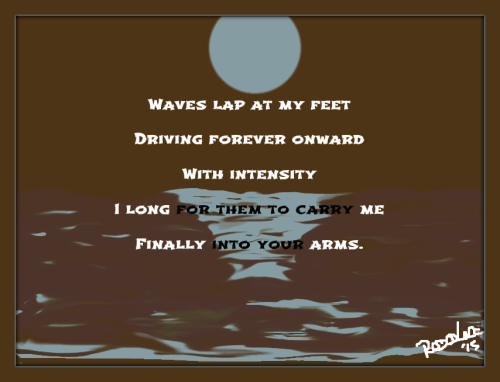 haiku image warhol style color moonlight on waves for a Haiku poem