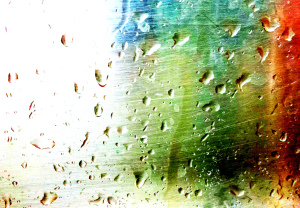 Tears in the kitchen sink.