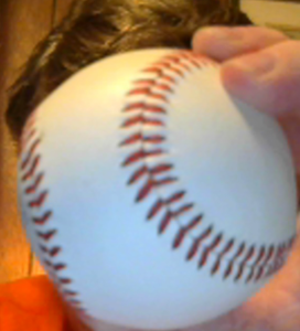 The offending baseball.