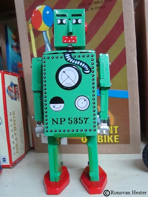 Tin Toy Robot Photography by Ronovan Hester