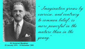 W. Somerset Maugham Imgatination Quote