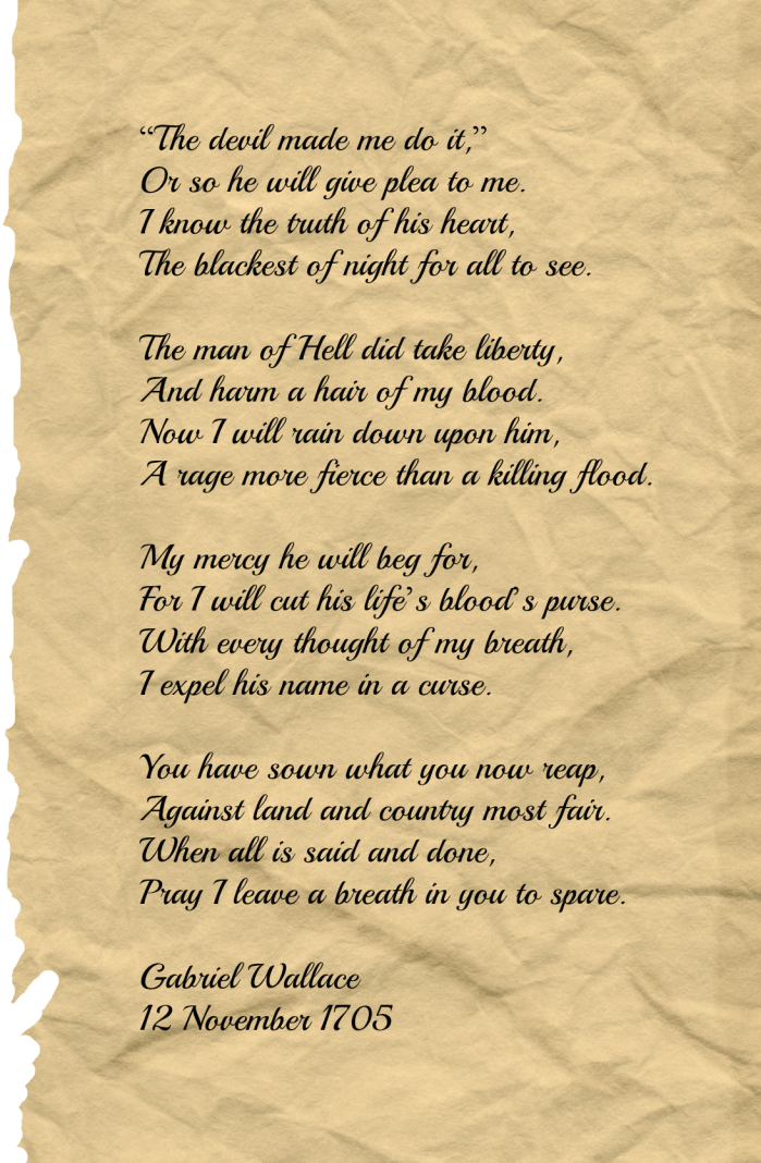 Gabriel Wallace poem by Ronovan Hester