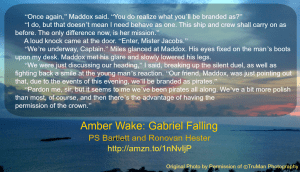 Amber Wake: Gabriel Falling Quote Image