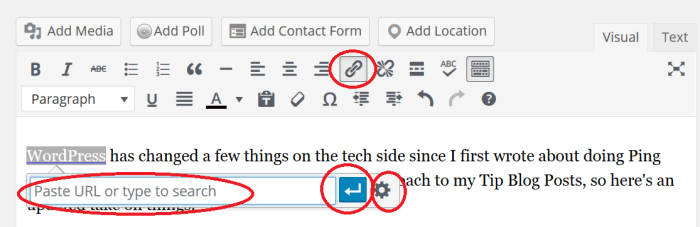 WordPress Ping Backs Image