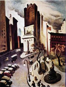 New York, Early Twenties by Thomas Hart Benton