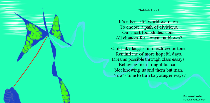 Childish Heart Poetry Image.