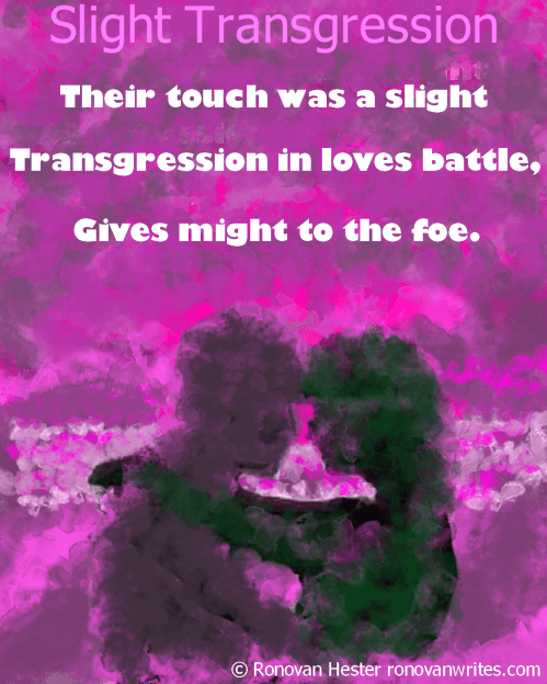 Slight Transgression Haiku Image