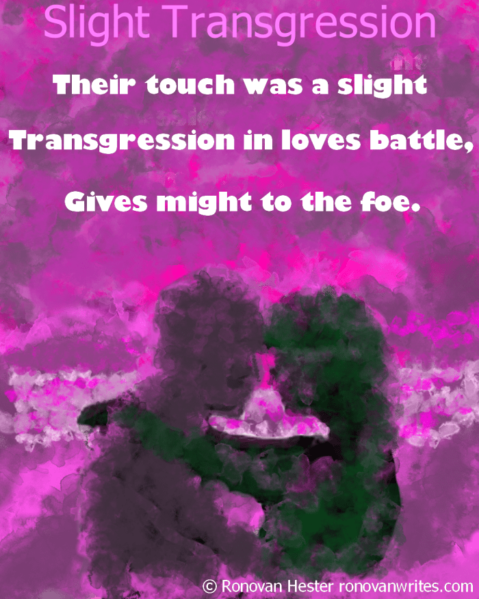 Slight Transgression Haiku Image