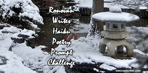 Ronovan Writes Haiku Challenge Winter badge 2021